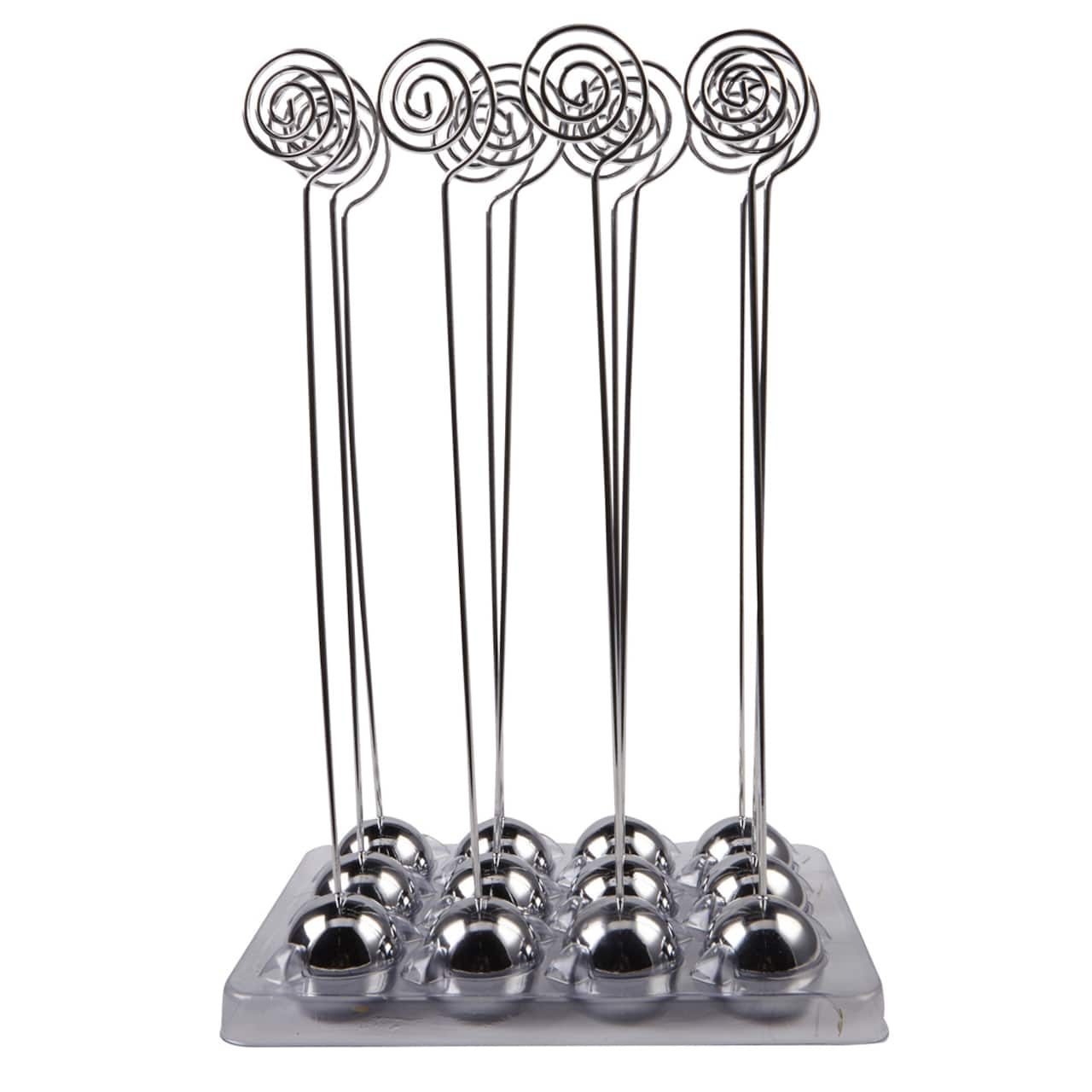 Celebrate It&#x2122; Occasions&#x2122; Silver Ball Place Card Stand